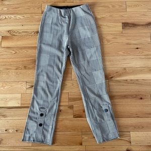 Zara Beige Plaid Pants